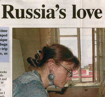 Ross shire journal article russia symposium with vicky stonebridge and Lynn Bennett-Mackenzie